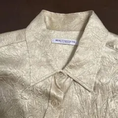 新品　ユナイテッドアローズ　シワ加工　シャツ　イエローのサムネイル