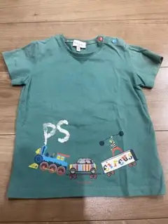 Paul Smith 列車　車　プリント Tシャツ　ベビートップス 半袖　緑