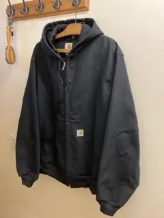 【デッド】USA製 Carhartt J131アクティブジャケット ブラックXLのサムネイル