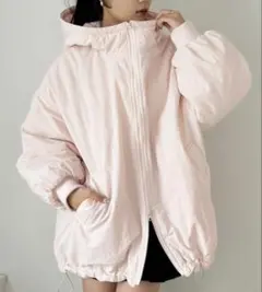 NICE CLAUP モンスターパーカーオーバーサイズブルゾン