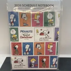 PEANUTS 2026 SCHEDULE NOTEBOOK A5