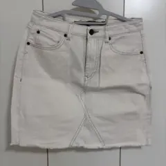 VOLCOM デニム スカート アイボリー
