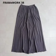 美品 FRAMeWORK フレームワーク ガーゼ裏毛EX ワイドパンツ