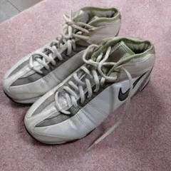 NIKE AIR ハイカットスニーカー ホワイト ベージュ　レディース　24cmのサムネイル