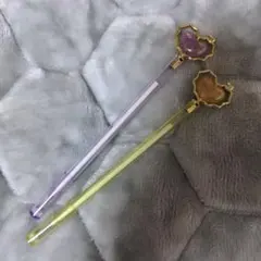 ハート型装飾ボールペン2本セット