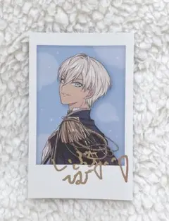 【にじさんじ】イブラヒム5周年チェキ風カード箔押しサイン入り