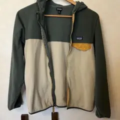 patagonia フリースジャケット XL オリーブグリーン/ベージュ
