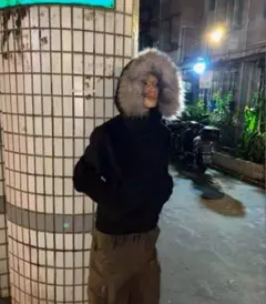 ファー パーカー