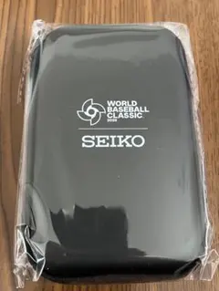 ［非売品］セイコー seiko WBCコラボ　モバイルアクセサリーケース　黒のサムネイル