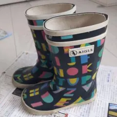 AIGLE　子ども用　長靴　サイズ24のサムネイル
