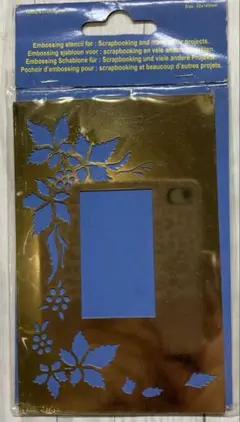 エンボスプレート　クリスマス用