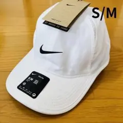 【新品】NIKE　ランニングキャップ　白　ナイキ Dri-FIT 　S/M