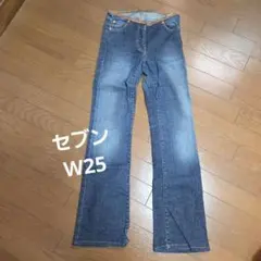 ❇️7 For All Mankindダークブルー フレアデニムパンツのサムネイル