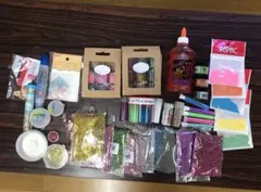 スライム・レジン用パーツ ラメセット グリッターなど