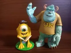 モンスターズインク　フィギュア2点セット