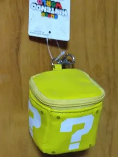 usj スーパーニンテンドーワールド　ブロック　ポーチキーチェーン