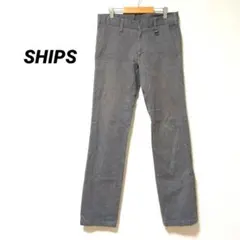 SHIPS シップス メンズ ストレート パンツ グレー日本製のサムネイル