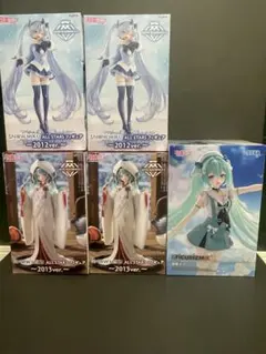 初音ミク フィギュア 雪ミク　2012,2013,FIGURIZMα 5体セット