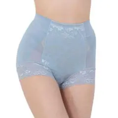 芦屋美整体 シームレス 骨盤スリムショーツ エアリーシアーブルー 4L