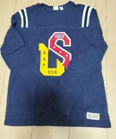 美品GAP Kids 長袖カットソー XL ネイビー