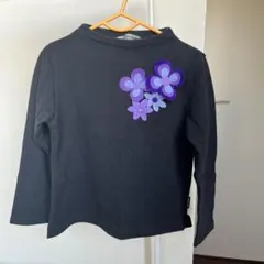 JUNIO KOSHINO 黒 長袖カットソー 110