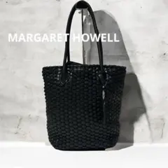 MARGARET HOWELL マーガレットハウエル　編み込みレザートートバッグのサムネイル