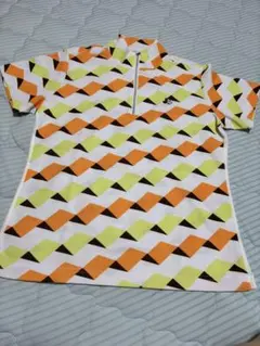 ブラック&ホワイト✴︎レディースゴルフシャツ