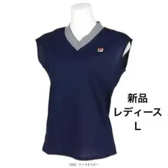 フィラFILA テニスウェア　レディース　ゲームシャツ　Lサイズ　EL0016