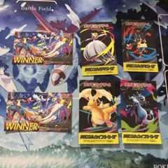 MEGAサマーリーグ　MEGAウインターリーグ ステッカー