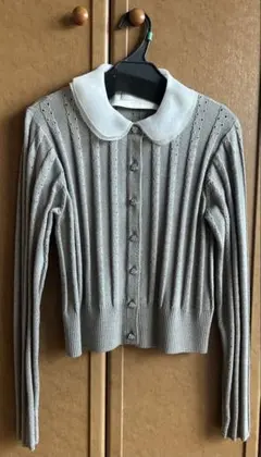 【CELFORD】グレー長袖カーディガン