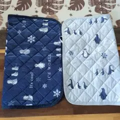 ペンギンデザイン キルティング枕カバー