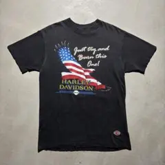 80s- Harley Davidson Tシャツ Hanes シングル USA