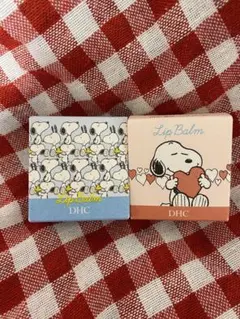DHC スヌーピー　SNOOPY 薬用リップクリーム　リップバーム　2点セット