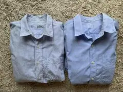 無印良品 メンズ 長袖シャツ ×2