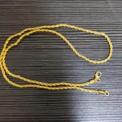 KY9JM ロープチェーン ネックレス gold Rope 5mm 50cm - メルカリ