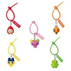 たまごっち カラフルマルチチャーム ガチャ セミコンプ 5点セット 匿名発送