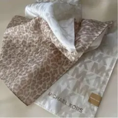 マイケルコース スカーフ シルク MICHAEL KORS レオパード ハンカチ
