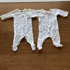 PETIT BATEAU ロンパース 6m 2枚セット