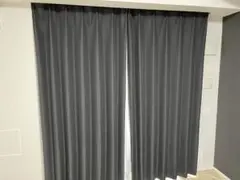 NITORI ダークグレー カーテン