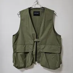 NIKO AND... フィッシングベスト カーキ