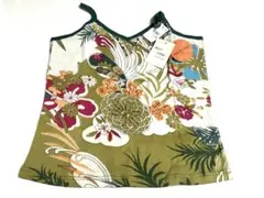 ROOTS-JOY インド製　綿100% スパンコールキャミソール　★4666b