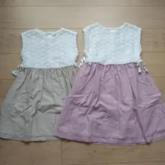 べべ　ワンピース　セット　130 120 姉妹お揃い