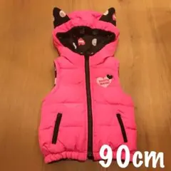 リバーシブル ダウンベスト アースマジック 90cm