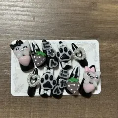 地雷ネイルチップ ゴテゴテ 現品