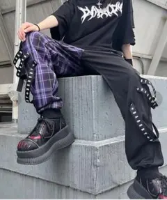 【DARRDY/ダーディー】ベルトデザイン サルエルパンツ