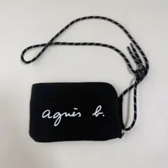 新品未使用　アニエスベー　スマホ　お財布　ショルダー　サコッシュ