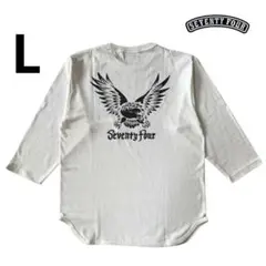 Seventy four スカルプリント 七分 Tシャツ 長袖カットソー - メルカリ