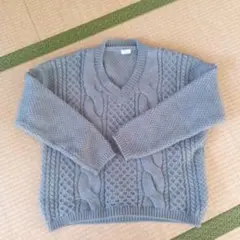 グレー セーター　To the sea