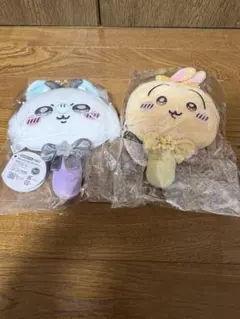 ウサギとモモンガのミラー付きハンドミラーセット