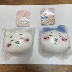 ちいかわ もちもちフェイスマスコット2 ちいかわ ハチワレ 2個セット ガチャ